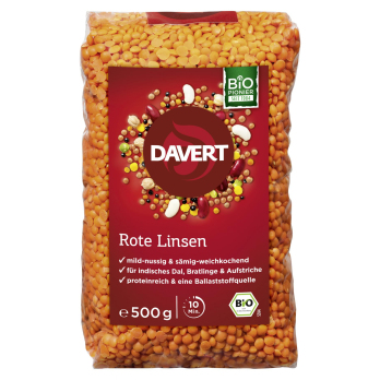 Linsen, rot