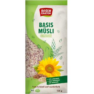 Basis Müsli ungesüßt, 750g