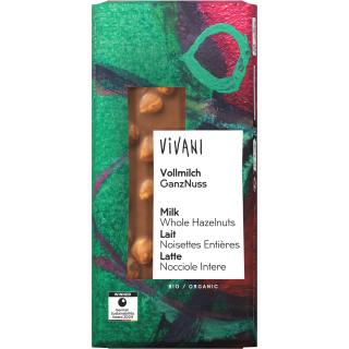 Vollmilchschokol. ganze Nüsse