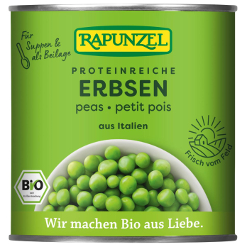Erbsen in der Dose