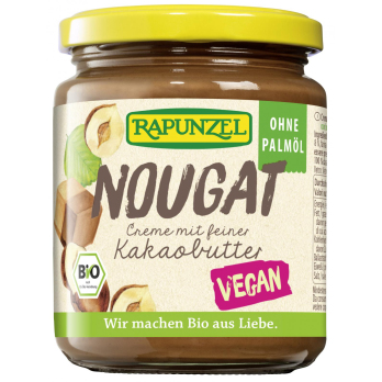 Nougat-Creme, ohne Palmöl vegan