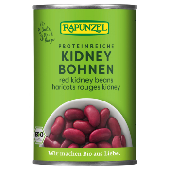 rote Kidneybohnen in der Dose