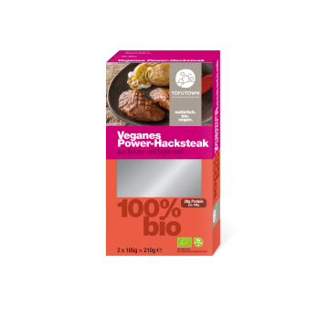Veganes Power-Hacksteak